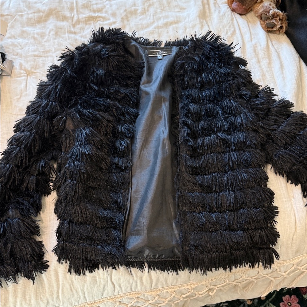 Black Faux Fur Jacket